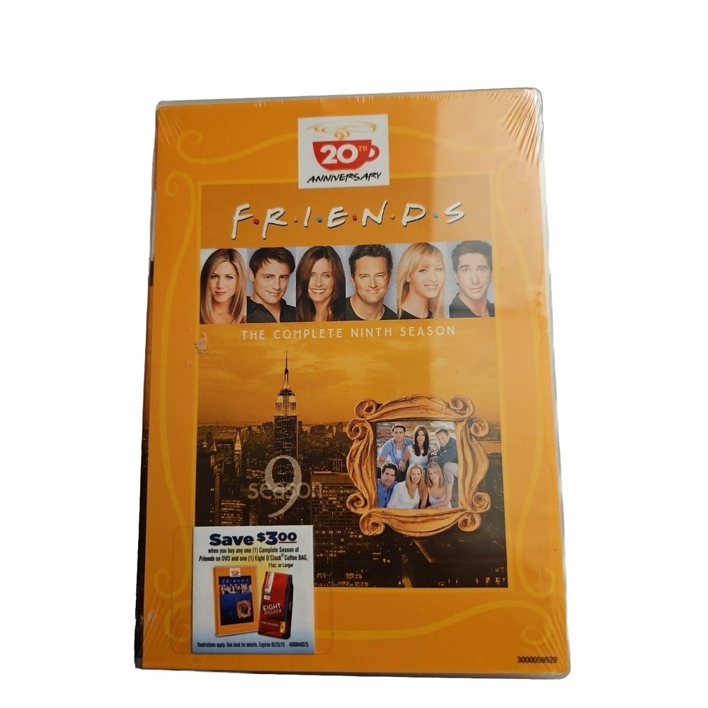Friends The Complete Ninth Season Anniversary Edition DVD 4 Disc Factory Sealed